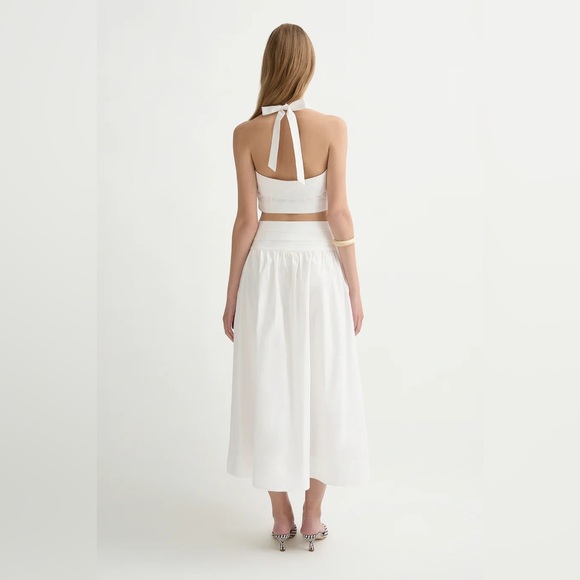 POSSE RUE HALTER TOP - Cream - Picture 3 of 12